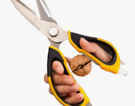 得力不锈钢强力剪大号办公家用剪刀DL358...