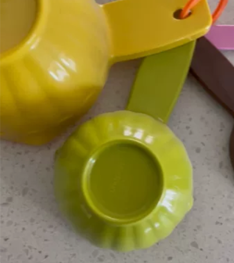 Unopan彩虹量勺 烘焙家庭厨房量勺 1...