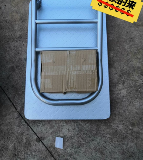 全新 手推车拉货平板车便携金属钢板家用小拖...