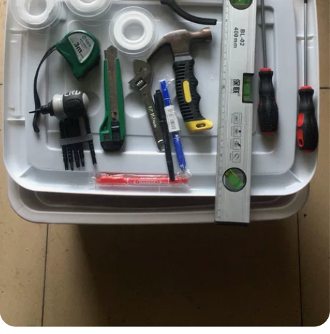 工具包，工具箱，各种工具，水平尺，卷尺，扳...