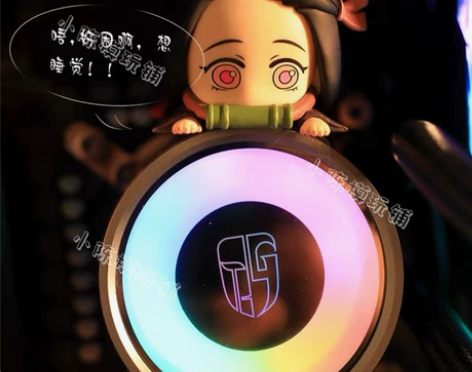 ins汽车摆件穹妹祢豆子初音公仔可爱卡通电...