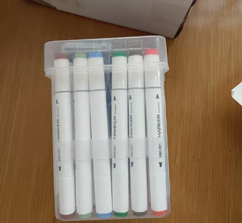 得力双头彩色马克笔，36色。全新全新全新，...