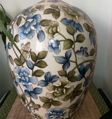 老瓷器老物件！手绘粉彩冬瓜罐精品！仅此一件...