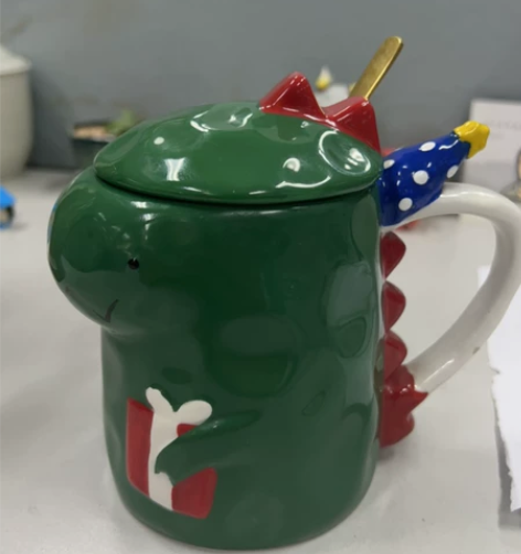 圣诞恐龙马克杯 感兴趣的话点“我想要”和我...