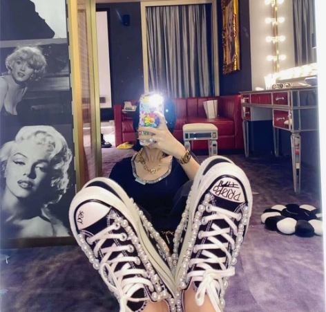 秀秀ibohan欧货欧洲站女鞋帆布鞋珍珠单...