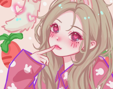 手绘风 Q版头像鸭鸭风定制情侣宠物设计动漫...