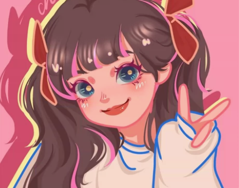 【超低价】甜酷鸭鸭风鸭风Q版手绘头像定制设...