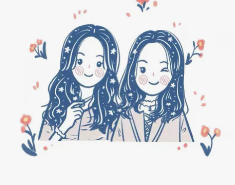 Q版简萌小头像卡通情侣照片设计手机壳图案定...