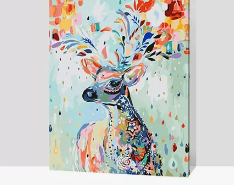 【佳彩天颜】 diy数字油画 客厅风景动物...