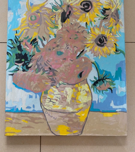 数字油画，自己画的。两幅50块。 感兴趣的...