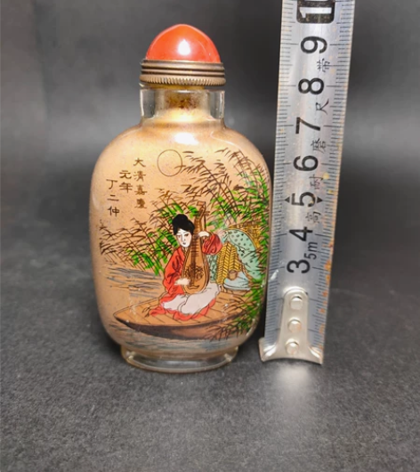 疫情影响亏本处理，琉璃手工绘画花鸟鼻烟壶，...