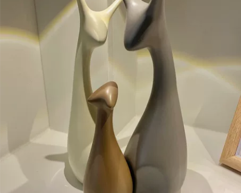 北欧现代简约家居陶瓷工艺品客厅酒柜装饰品摆...