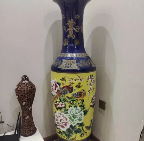 急卖！急卖！景德镇陶瓷景泰蓝落地大花瓶，高...