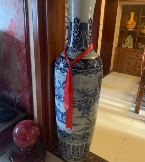 青花瓷大花瓶！！！高度185！开业大厅摆放...