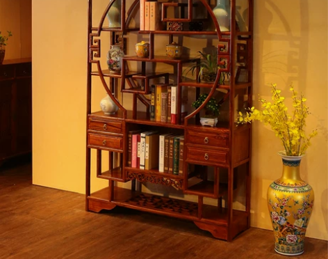 博古架 特价 明清仿古实木南榆木多宝阁