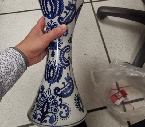 老瓷器，全品，45厘米高。二手易碎物品按图...