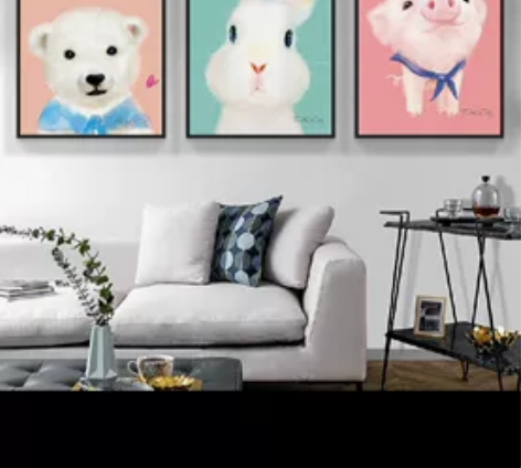 北欧装饰画客厅挂画卧室床头壁画沙发背景墙画...