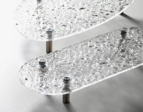 化妆品ins风托盘摆件客厅玄关钥匙收纳亚克...