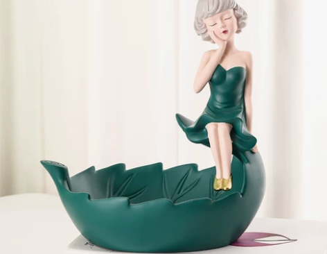 创意入户门口玄关钥匙可爱收纳摆件家居客厅桌...