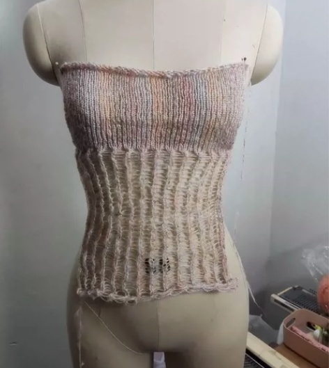 艺术针织面料，服装设计师创意针织面料再造成...