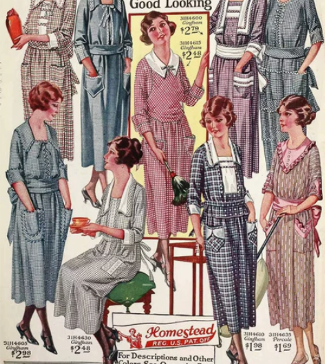 vintage欧美服装设计图纸画册手绘参考...