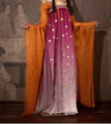 子颂东方美学 萧美娘 隋朝装束改良 绣花汉...