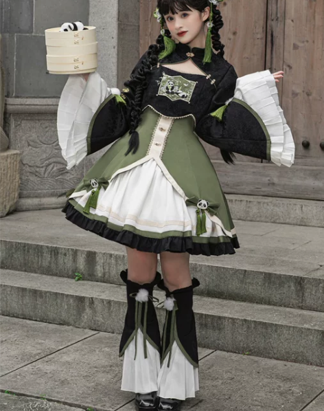 服装女装 原创国牌秋冬lolita功夫滚滚...