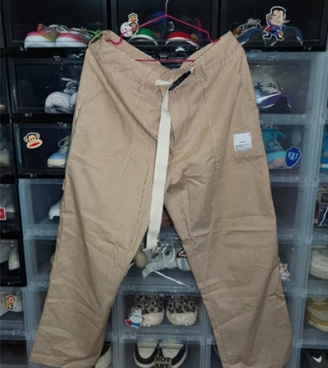 全新 条纹小众设计师潮牌买手店正品 直筒休...