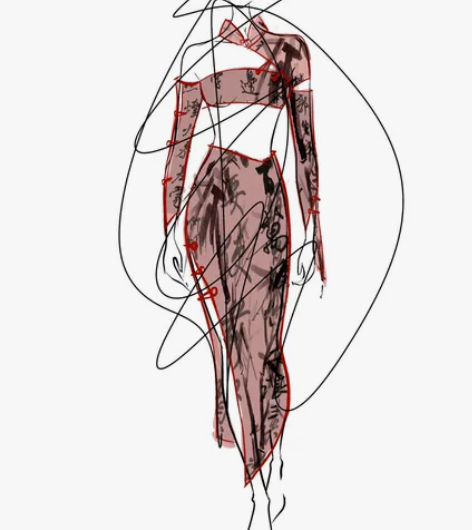 服装设计接稿 （低价低价低价） 服装效果图...