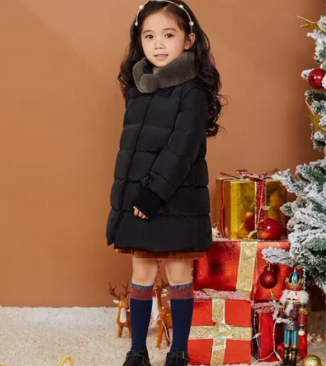 全新minipeace太平鸟女童羽绒服 天...