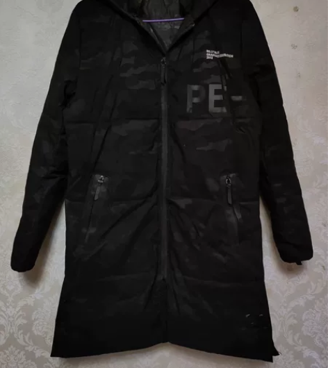 丹尼约翰中长款棉服外套加厚羽绒棉外套棉袄长...