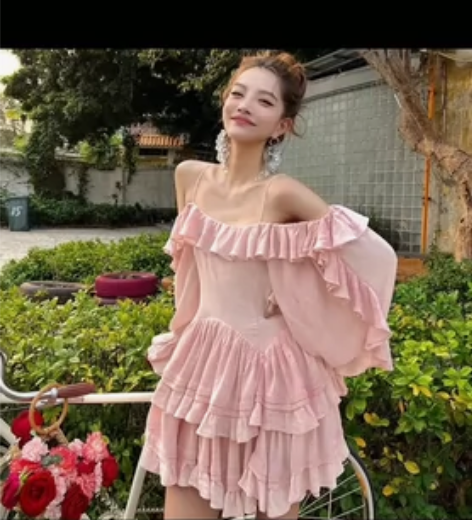 转FOREVERCAN2022春夏荷叶边吊...