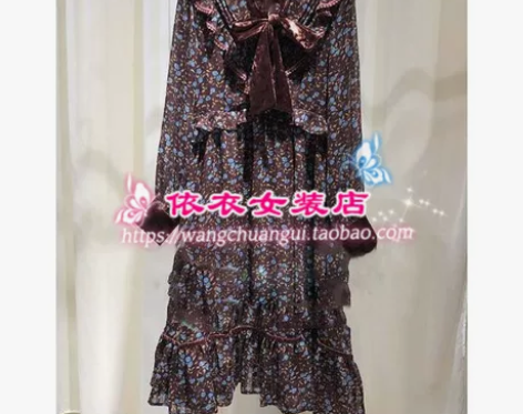 ?2020杰秋季新款西莱女装复古收腰显瘦时...