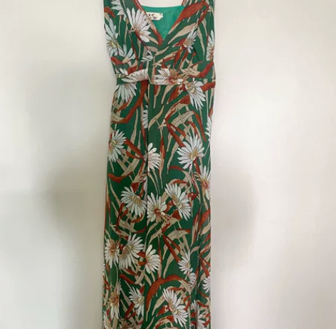 9.9新 夏季复古雪纺百褶大摆长袖性感高级...