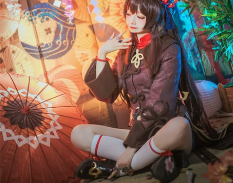 火花动漫家 原神cos服 胡桃cos S码...