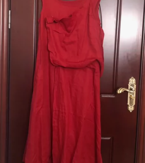 全新中国风文艺范麻料无袖连衣裙设计款宽松版...