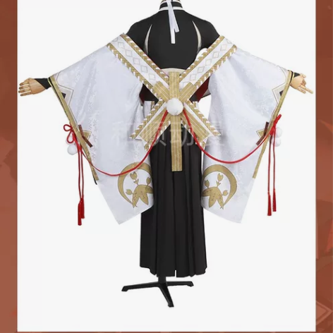 天剑韧心鬼切，衣服大全套+假发+发饰+木屐...