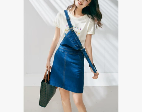 亲和素 青春洋溢 减龄大口袋装饰 复古风背...