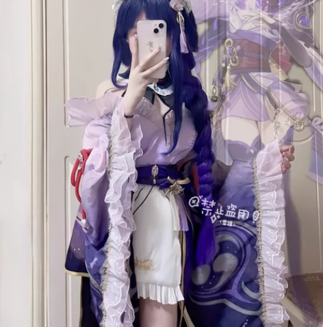 【租】悠窝窝 雷电将军女仆同人 衣服：悠窝...