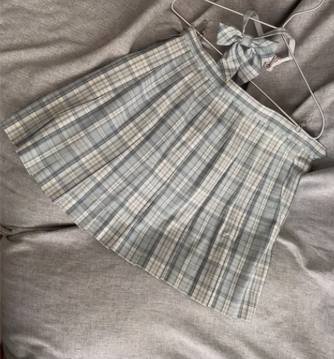 jk制服裙退坑 【梗豆物语】码数：L 特定...