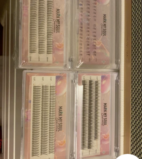 markmysoul自己嫁接假睫毛套装单簇...