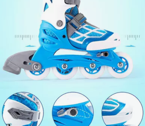 米高溜冰鞋儿童轮滑鞋滑冰鞋旱冰鞋滑轮鞋初学...