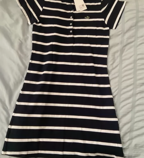 出闲置L码卡帝乐polo运动风连衣裙 感兴...