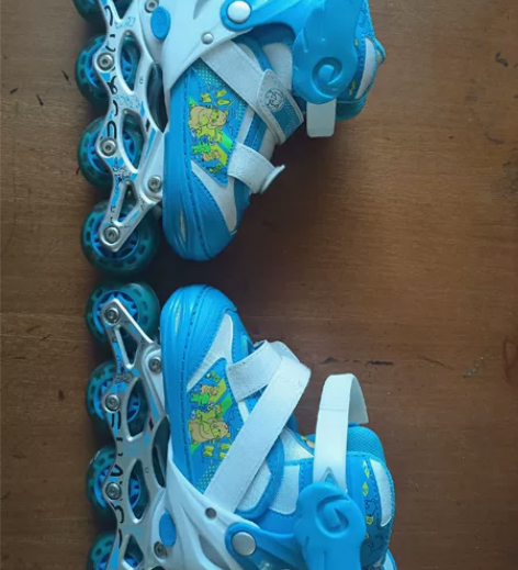 旱冰鞋，31－34码，孩子只学习穿了2次，...