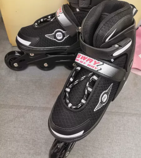 斯威（SWAY）溜冰鞋 儿童男女闪光轮滑鞋...
