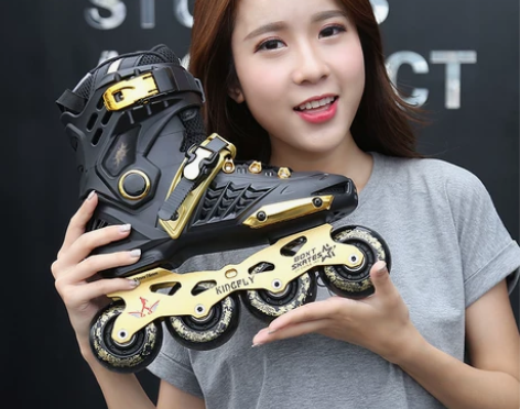 【狂欢价】轮滑鞋直排轮可调溜冰鞋成年人儿童...