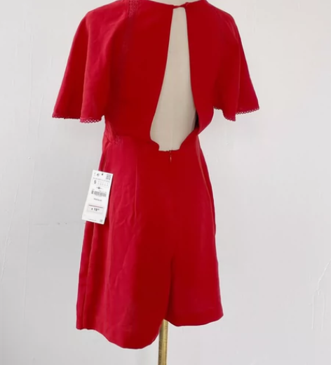 No.83: 全新zara露背连体裤短裤,...