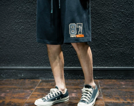 短裤男 短裤中裤夏季直筒运动男宽松潮牌in...