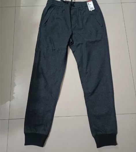 美特斯邦威 黑色舒适小脚 170/76A带...