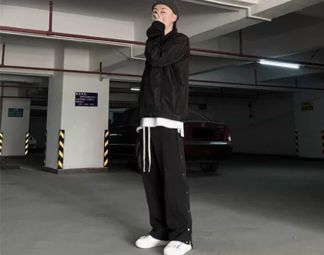 传奇商行 legend潮牌侧排扣宽松休闲潮...